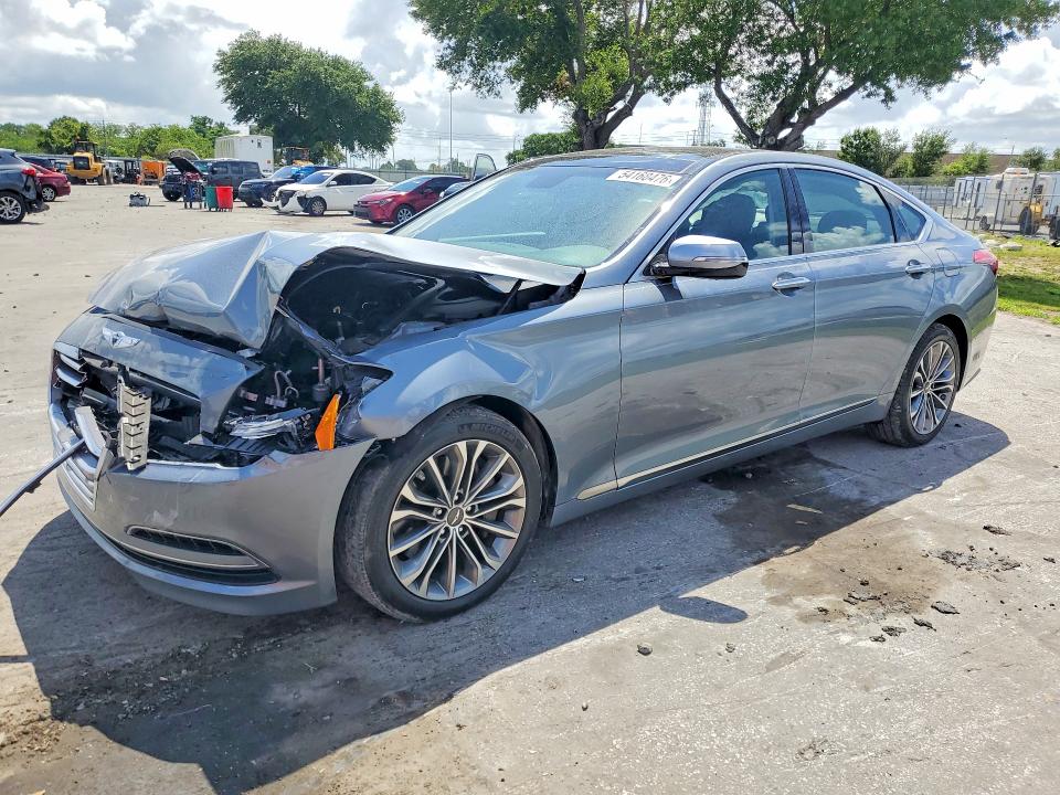 54168476 :رقم المزاد ، KMHGN4JE4FU028558 vin ، 2015 Hyundai Genesis مزاد بيع