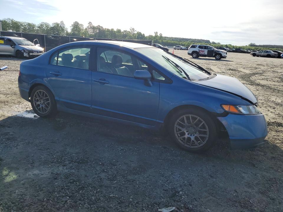2007 Honda Civic მანქანა იყიდება აუქციონზე, vin: 1HGFA165X7L055470, აუქციონის ნომერი: 52848746