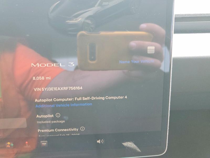 Aukcja sprzedaży 2024 Tesla Model 3, vin: 5YJ3E1EAXRF756164, numer aukcji: 52683736