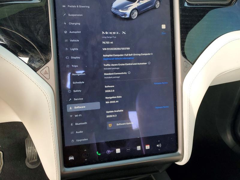 Aukcja sprzedaży 2020 Tesla Model X, vin: 5YJXCDE29LF303789, numer aukcji: 52417496