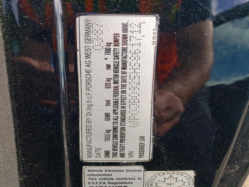 Продаж на аукціоні авто 1987 Porsche 928, vin: WP0JB0925HS861712, номер лоту: 54845486