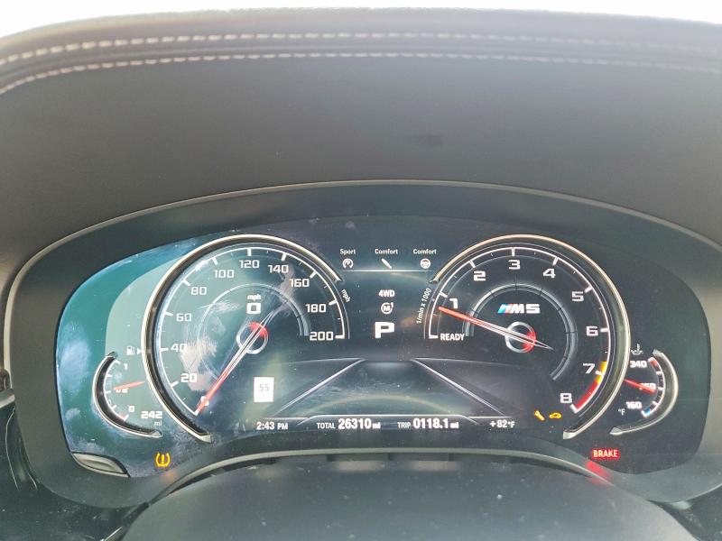 2018 Bmw M5 მანქანა იყიდება აუქციონზე, vin: WBSJF0C53JB283227, აუქციონის ნომერი: 54773146