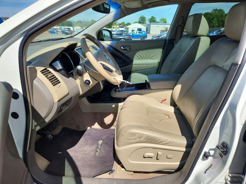 2010 Nissan Murano მანქანა იყიდება აუქციონზე, vin: JN8AZ1MW8AW101241, აუქციონის ნომერი: 55095266