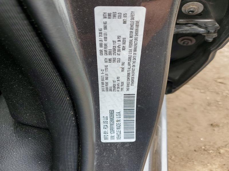 Продажа на аукционе авто 2022 Ram 1500, vin: 1C6RRFMG6NN369650, номер лота: 53370206