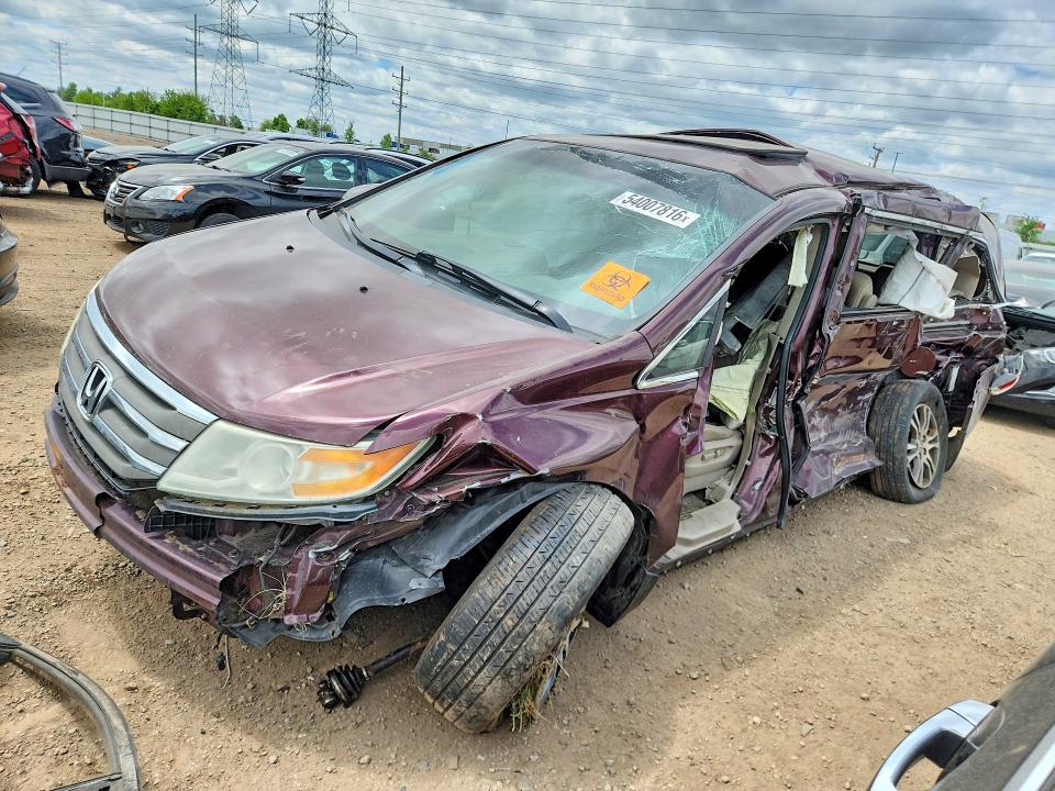 54007816 :رقم المزاد ، 5FNRL5H66BB061197 vin ، 2011 Honda Odyssey مزاد بيع