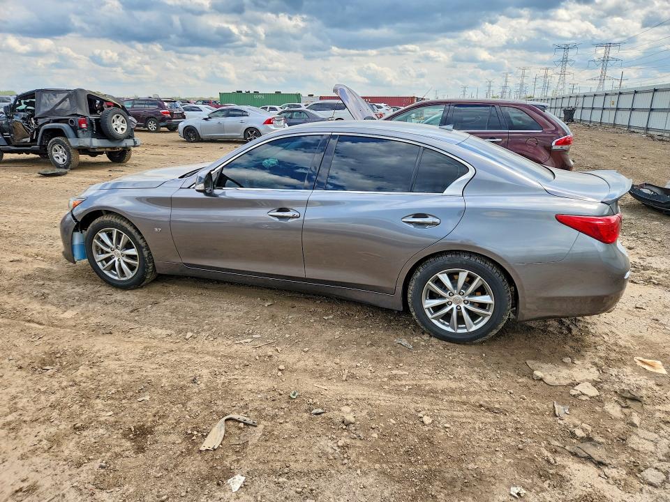 52864576 :رقم المزاد ، JN1BV7AR9FM396594 vin ، 2015 Infiniti Q50 مزاد بيع