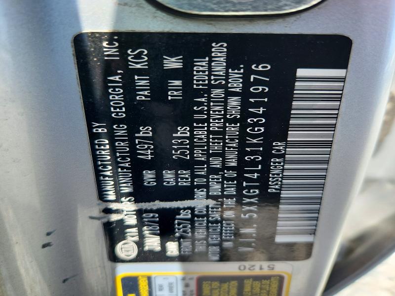 Продаж на аукціоні авто 2019 Kia Optima, vin: 5XXGT4L31KG341976, номер лоту: 52056046