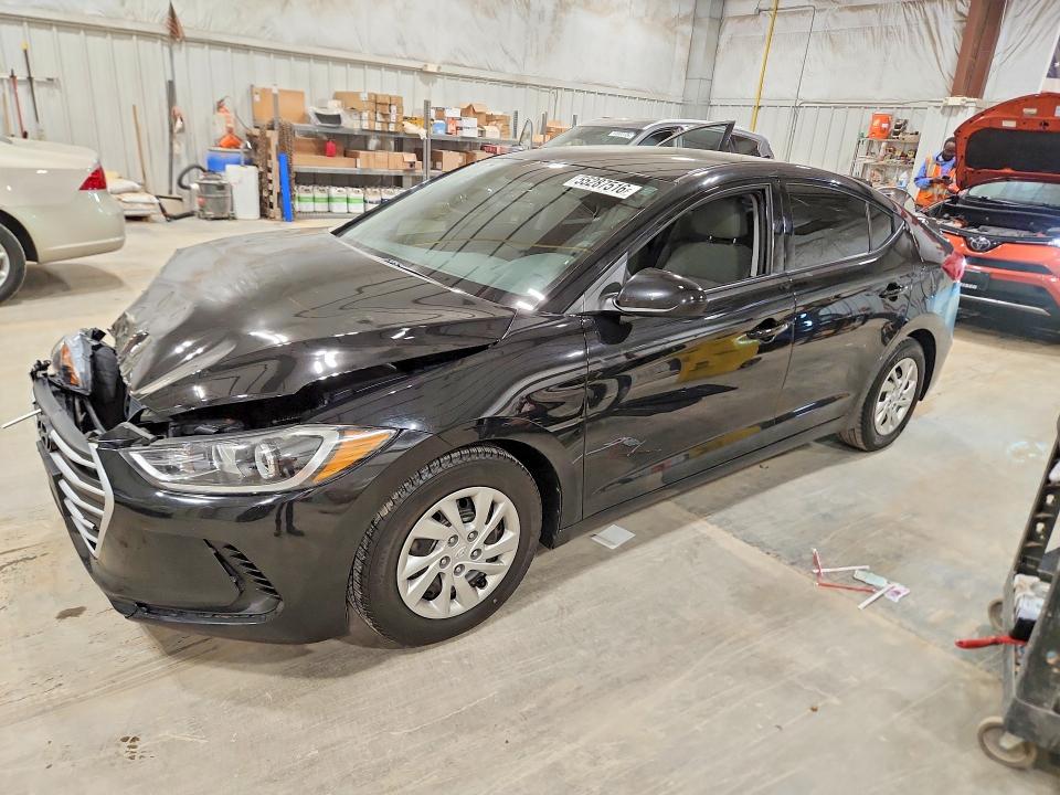 55287516 :رقم المزاد ، 5NPD74LF9HH077548 vin ، 2017 Hyundai Elantra مزاد بيع