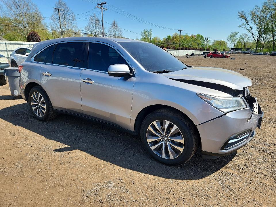 2016 Acura Mdx მანქანა იყიდება აუქციონზე, vin: 5FRYD4H49GB039136, აუქციონის ნომერი: 52370546