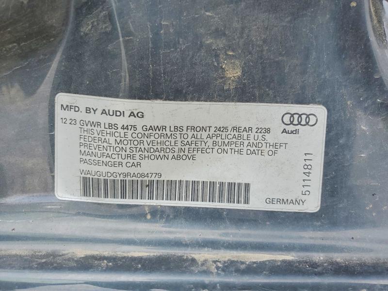 Aukcja sprzedaży 2024 Audi A3, vin: WAUGUDGY9RA084779, numer aukcji: 53661786