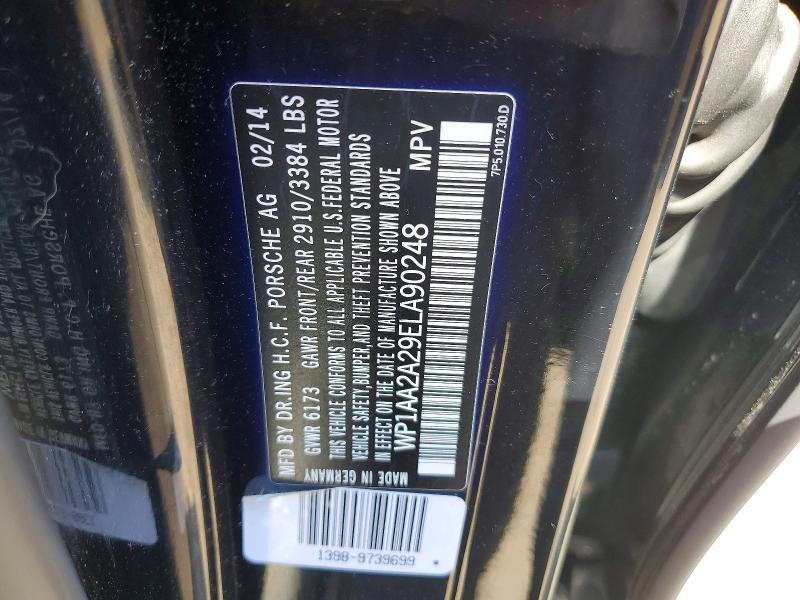 Auction sale of the 2014 Porsche Cayenne, vin: WP1AA2A29ELA90248, lot number: 51791386