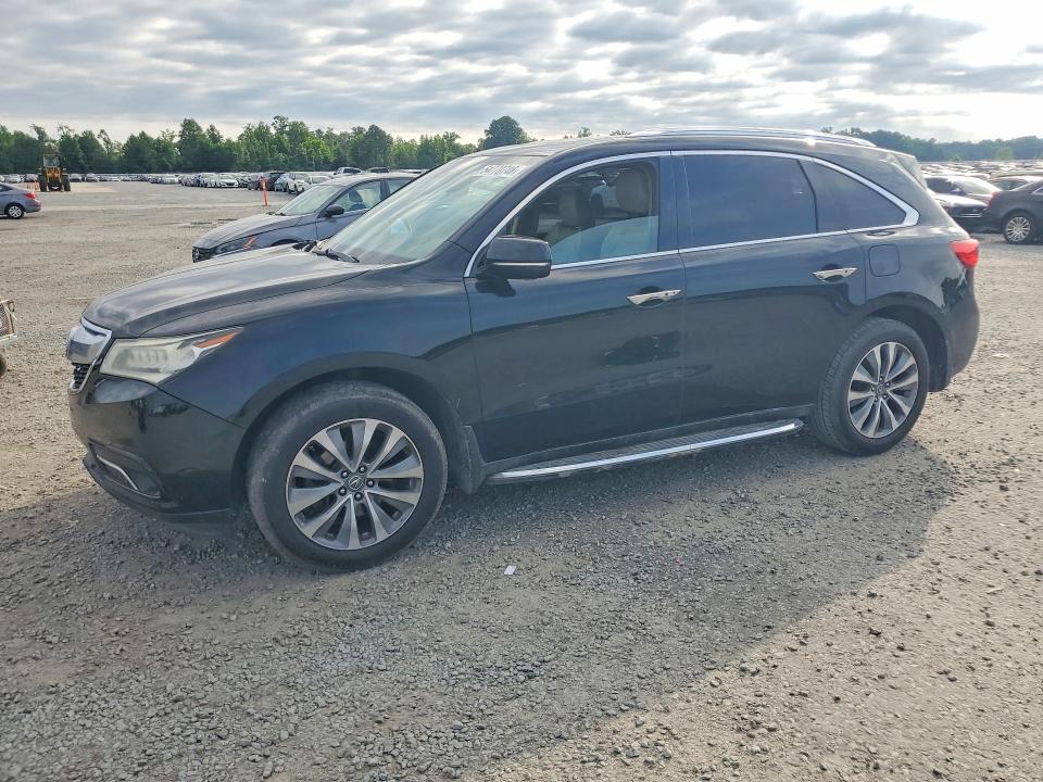 2014 Acura Mdx მანქანა იყიდება აუქციონზე, vin: 5FRYD4H41EB027124, აუქციონის ნომერი: 54770746
