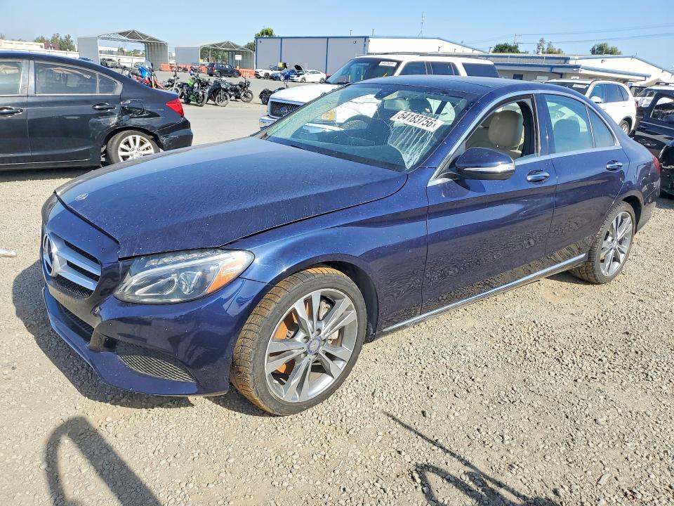 Auction sale of the 2015 Mercedes-benz C, vin: 55SWF4KB1FU019082, lot number: 54183756