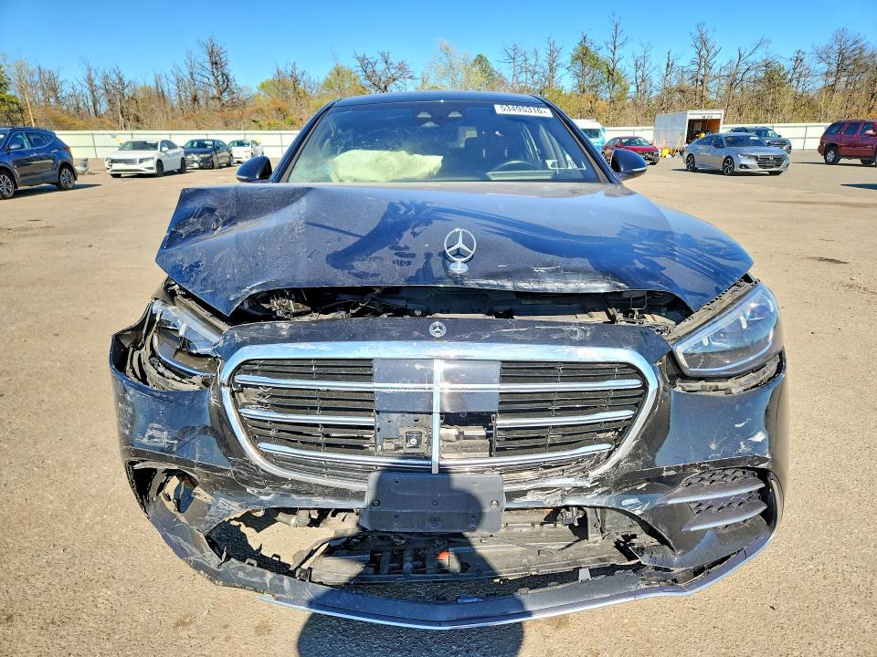 53495316 :رقم المزاد ، W1K6G6DB3NA155265 vin ، 2022 Mercedes-benz S مزاد بيع