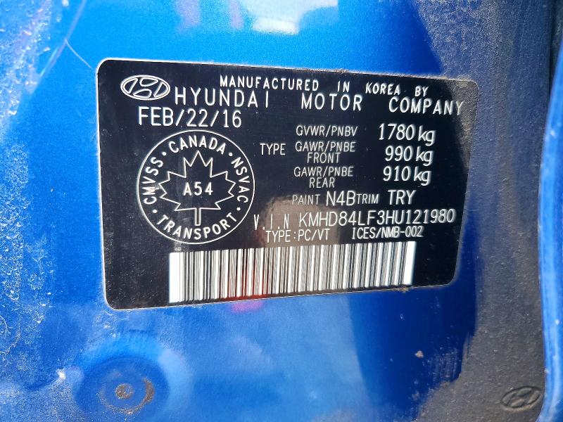 Aukcja sprzedaży 2017 Hyundai Elantra, vin: KMHD84LF3HU121980, numer aukcji: 51251546