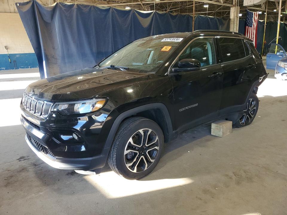 53743836 :رقم المزاد ، 3C4NJDCB7NT235738 vin ، 2022 Jeep Compass مزاد بيع