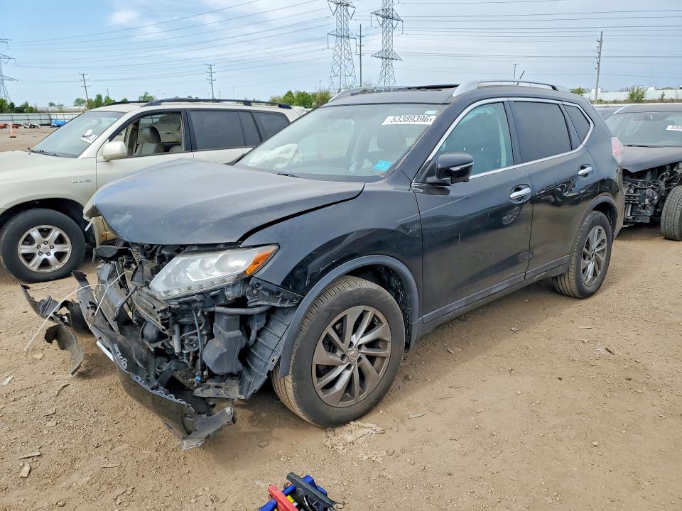 2015 Nissan Rogue მანქანა იყიდება აუქციონზე, vin: 5N1AT2MV9FC901755, აუქციონის ნომერი: 53389396