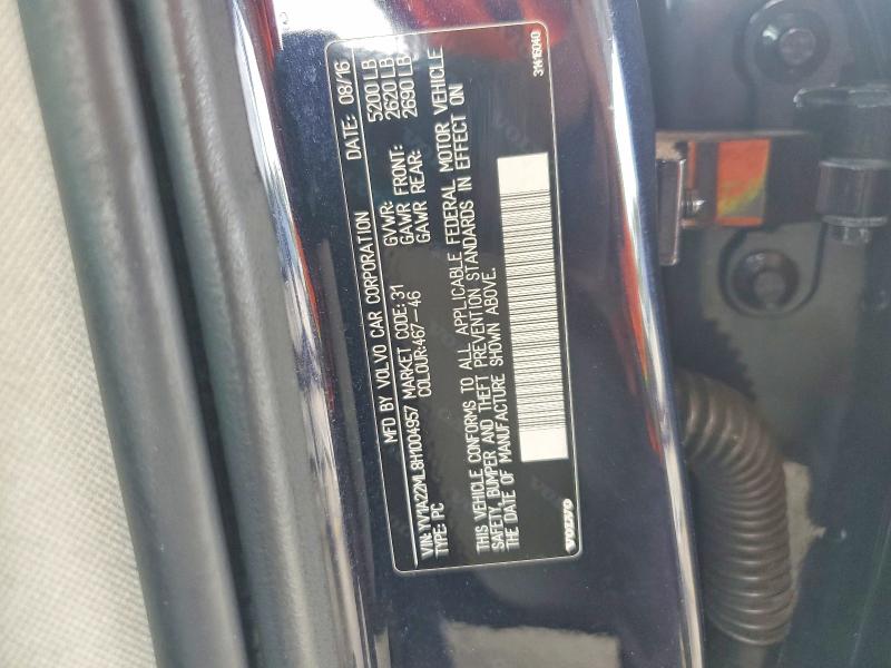 Aukcja sprzedaży 2017 Volvo S90, vin: YV1A22ML8H1004957, numer aukcji: 54885886