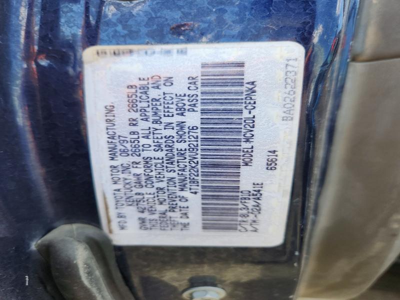 Продаж на аукціоні авто 1997 Toyota Camry, vin: 4T1BF22K2VU921276, номер лоту: 54661486