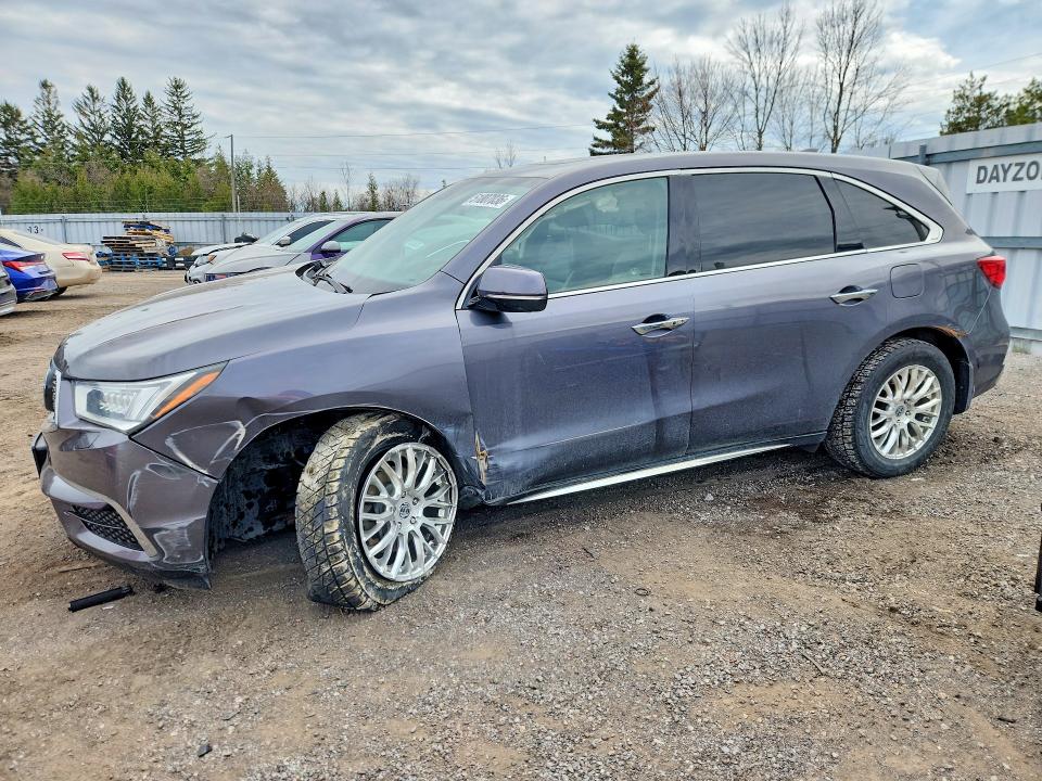 2017 Acura Mdx მანქანა იყიდება აუქციონზე, vin: 5FRYD4H40HB504114, აუქციონის ნომერი: 51807036