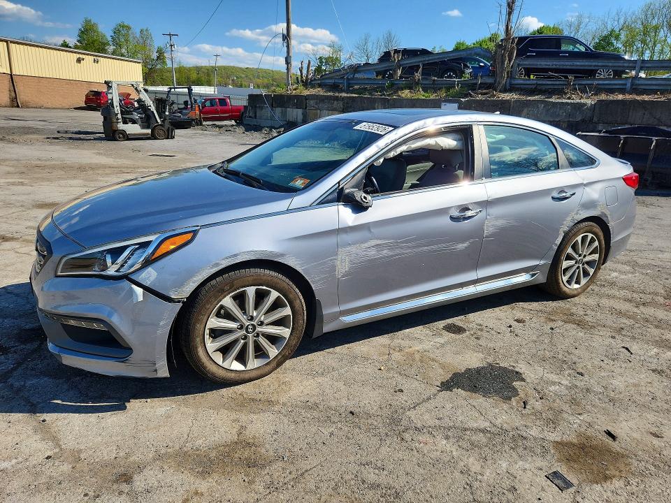 2017 Hyundai Sonata მანქანა იყიდება აუქციონზე, vin: 5NPE34AF8HH481301, აუქციონის ნომერი: 51952926