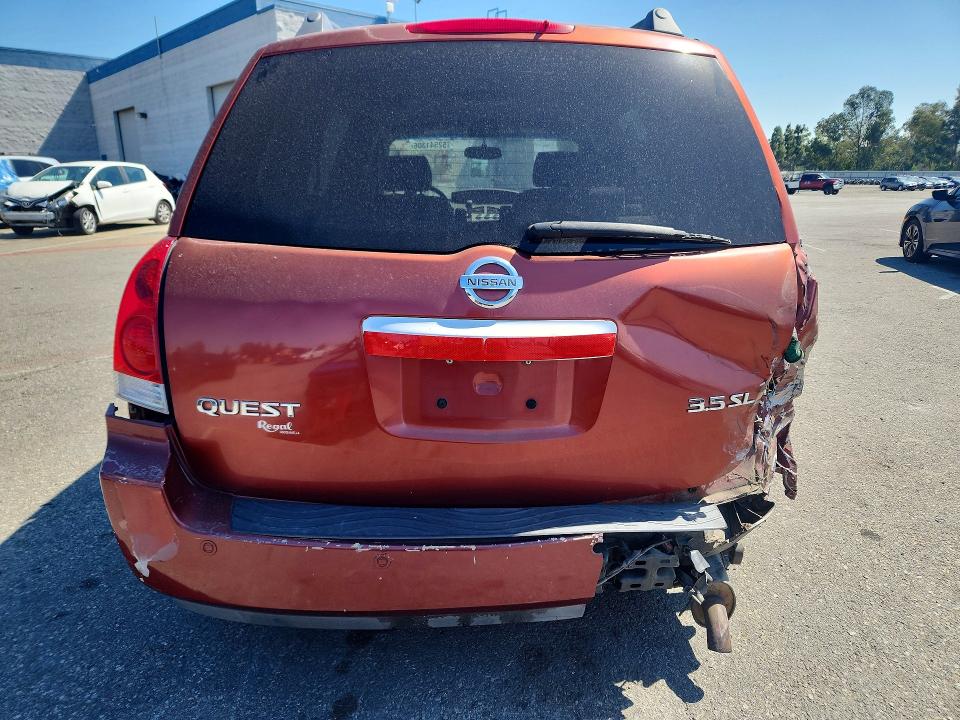 2004 Nissan Quest მანქანა იყიდება აუქციონზე, vin: 5N1BV28U34N344424, აუქციონის ნომერი: 52541306