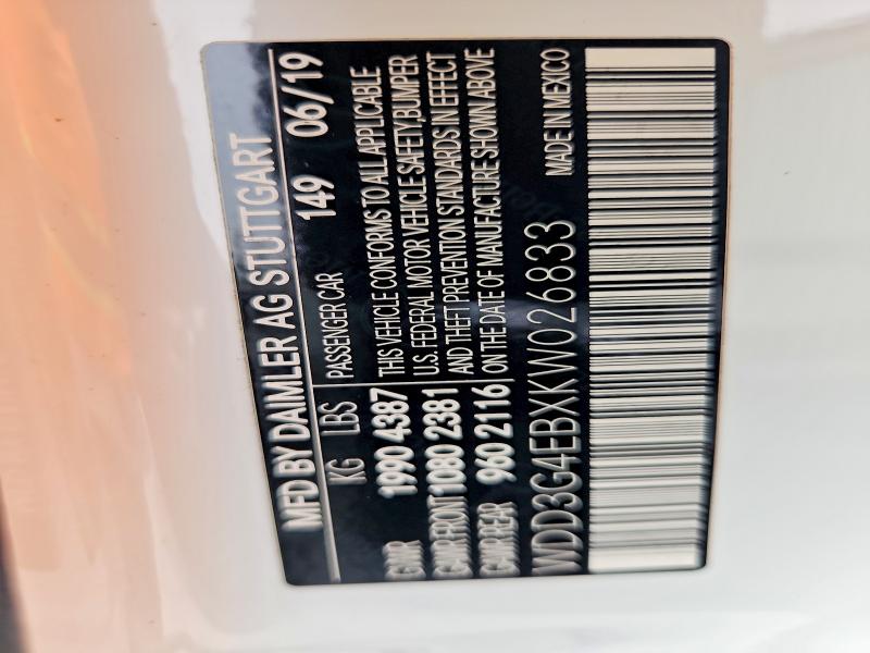 Продажа на аукционе авто 2019 Mercedes-benz A, vin: WDD3G4EBXKW026833, номер лота: 52192366