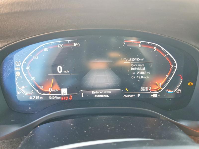 2022 Bmw X3 მანქანა იყიდება აუქციონზე, vin: 5UX43DP0XN9M21134, აუქციონის ნომერი: 53090746