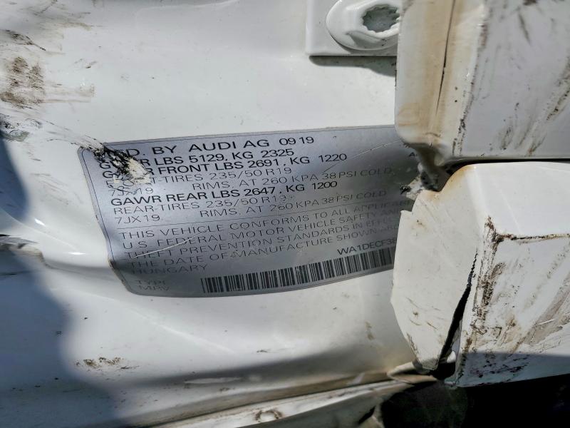 Продажа на аукционе авто 2020 Audi Q3, vin: WA1DECF38L1021676, номер лота: 52649486