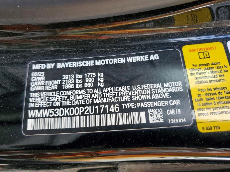 Aukcja sprzedaży 2023 Mini Cooper, vin: WMW53DK00P2U17146, numer aukcji: 54822556