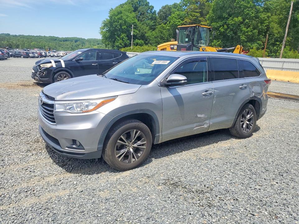 Aukcja sprzedaży 2016 Toyota Highlander, vin: 5TDKKRFH8GS128921, numer aukcji: 53381866
