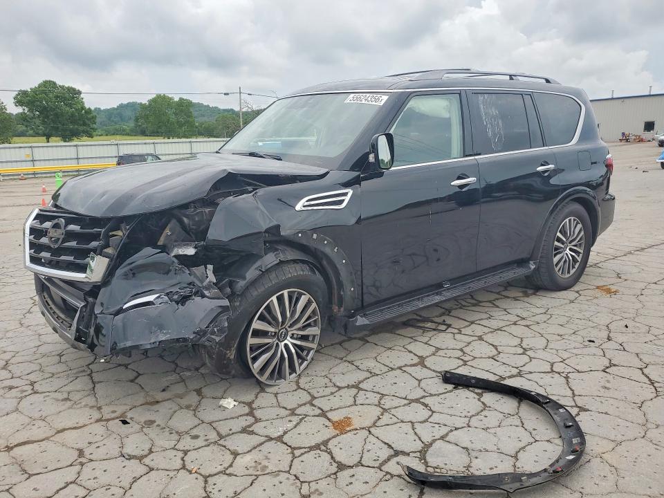 55624356 :رقم المزاد ، JN8AY2BD7P9690378 vin ، 2023 Nissan Armada مزاد بيع