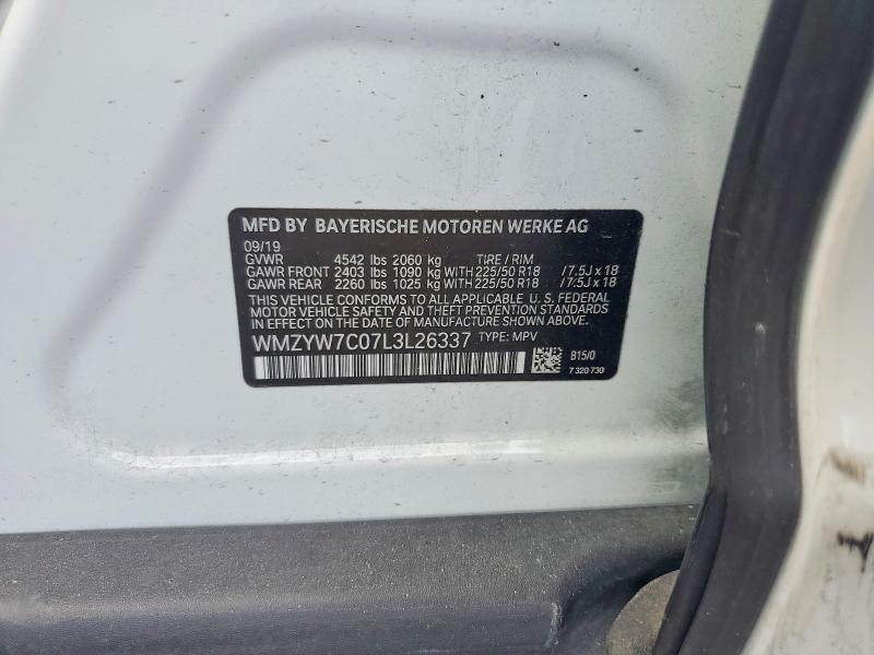 Продажа на аукционе авто 2020 Mini Cooper, vin: WMZYW7C07L3L26337, номер лота: 53668236