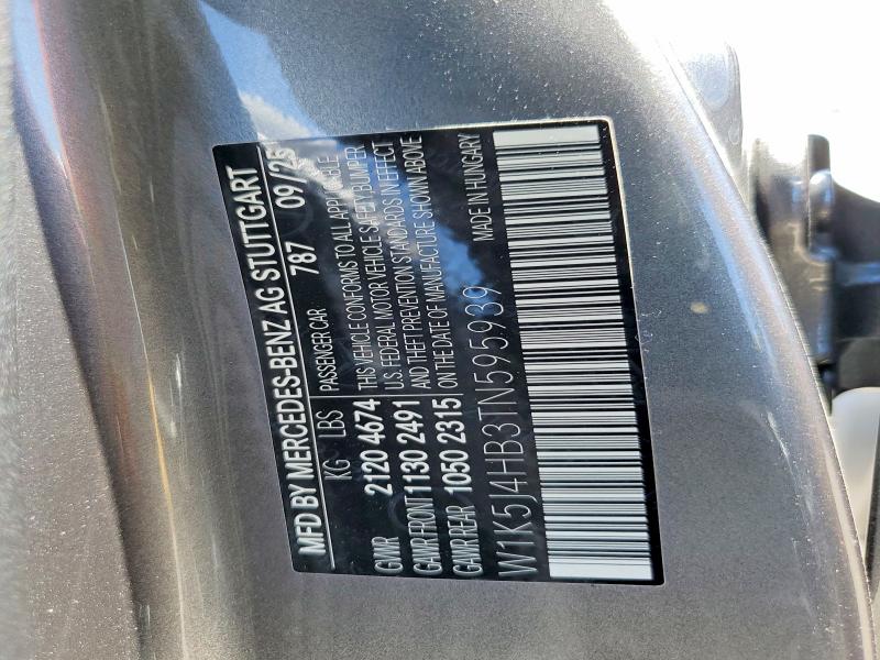 52808106 :رقم المزاد ، W1K5J4HB3TN595939 vin ، 2026 Mercedes-benz Cla مزاد بيع
