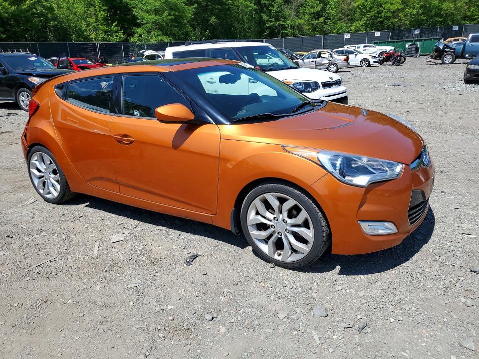 Продаж на аукціоні авто 2013 Hyundai Veloster, vin: KMHTC6AD0DU134932, номер лоту: 52240106