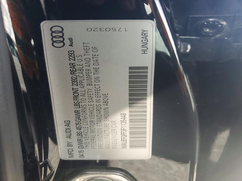 55323366 :رقم المزاد ، WAUEFGFF3F1135448 vin ، 2015 Audi A3 مزاد بيع