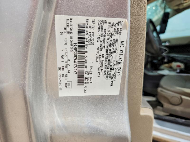 Auction sale of the 2010 Ford Focus, vin: 1FAHP3GN2AW127452, lot number: 53789246