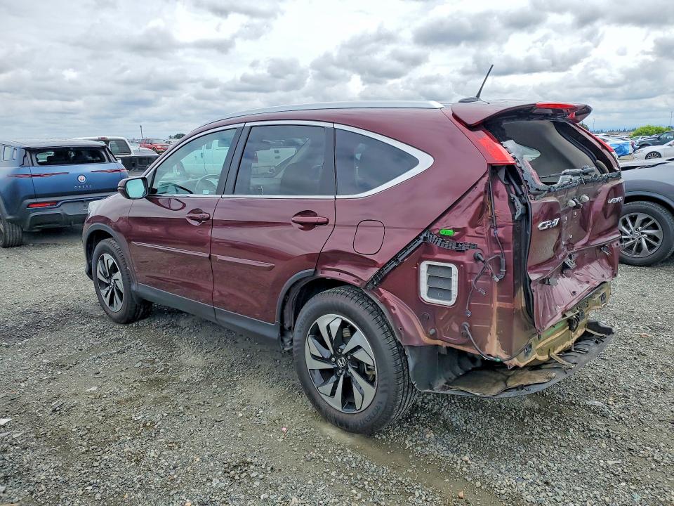 55014846 :رقم المزاد ، 5J6RM4H91FL046623 vin ، 2015 Honda Cr-v مزاد بيع