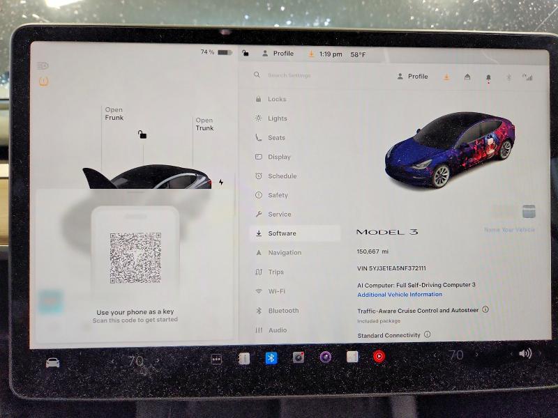 2022 Tesla Model 3 მანქანა იყიდება აუქციონზე, vin: 5YJ3E1EA5NF372111, აუქციონის ნომერი: 53767516