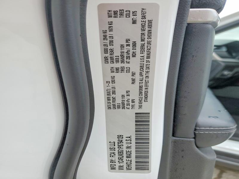 Aukcja sprzedaży 2023 Jeep Grand Cherokee, vin: 1C4RJKBG1P8794139, numer aukcji: 52481886