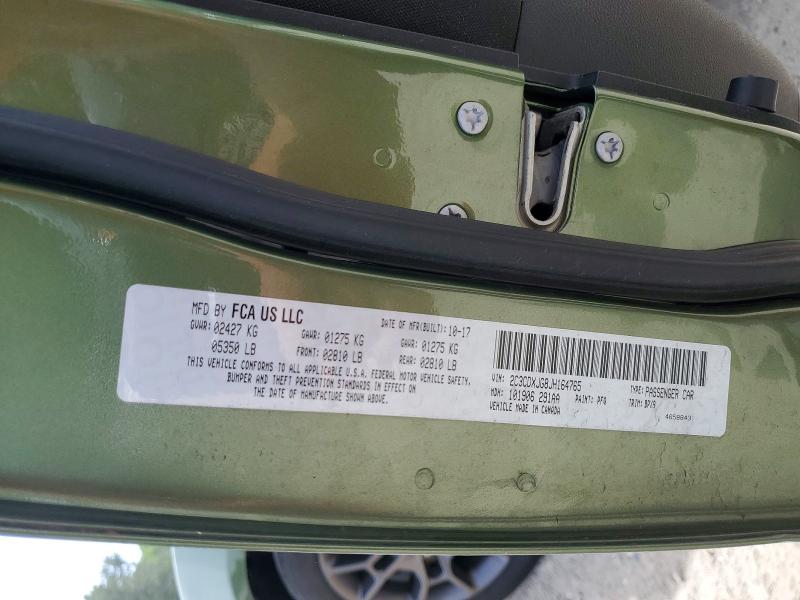 Aukcja sprzedaży 2018 Dodge Charger, vin: 2C3CDXJG8JH164765, numer aukcji: 54662446