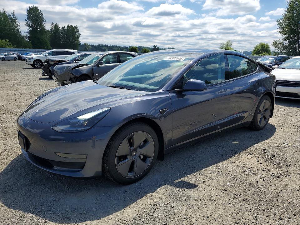 54908806 :رقم المزاد ، 5YJ3E1EA6NF340882 vin ، 2022 Tesla Model 3 مزاد بيع