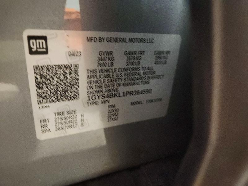 Aukcja sprzedaży 2023 Cadillac Escalade, vin: 1GYS4BKL1PR364590, numer aukcji: 52354496