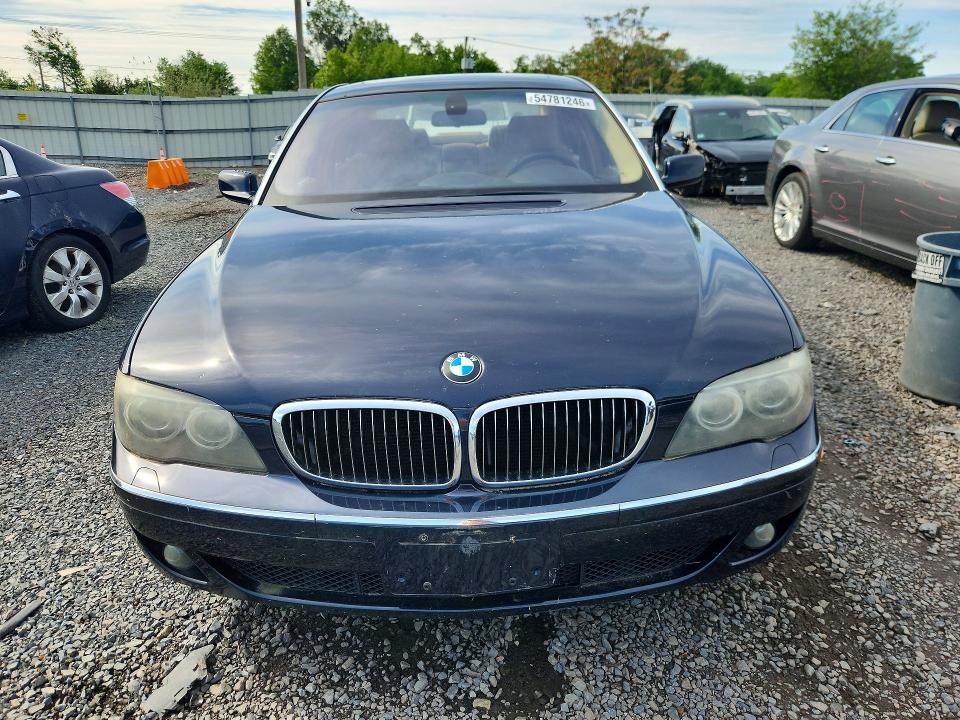54781246 :رقم المزاد ، WBAHN835X7DT74738 vin ، 2007 Bmw 750 مزاد بيع