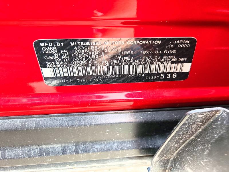 Продаж на аукціоні авто 2023 Mitsubishi Eclipse Cross, vin: JA4ATWAA6PZ004124, номер лоту: 51697196