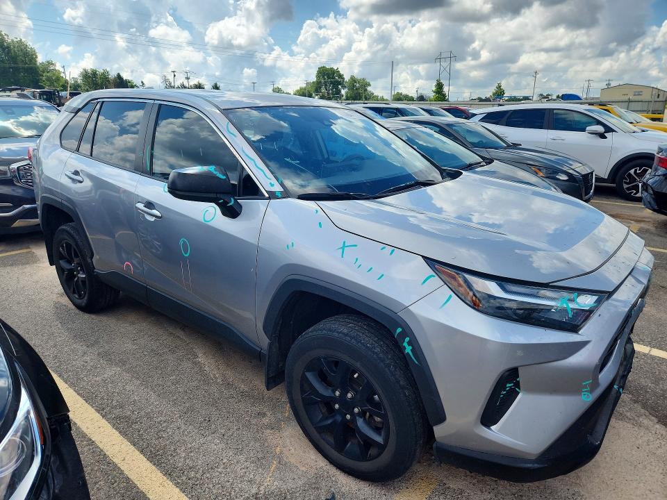53844106 :رقم المزاد ، 2T3H1RFV3RC256764 vin ، 2024 Toyota Rav4 مزاد بيع