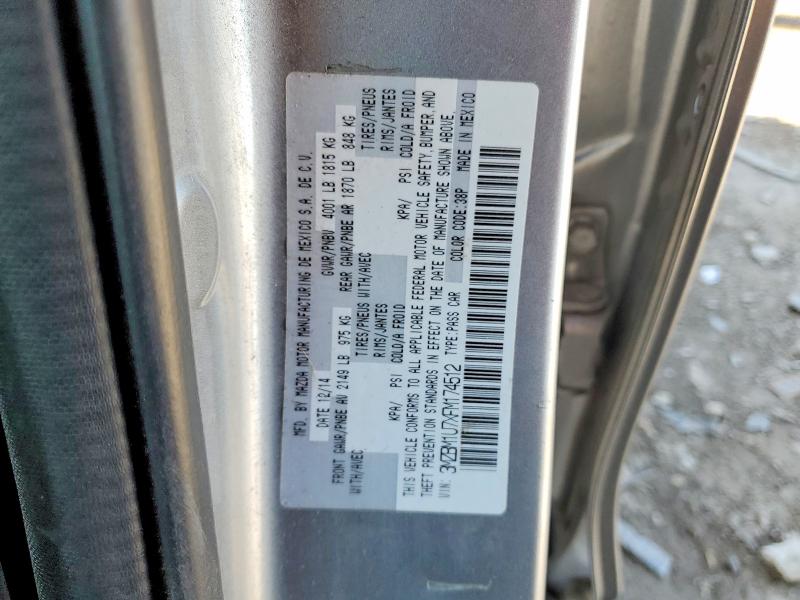 Продаж на аукціоні авто 2015 Mazda 3, vin: 3MZBM1U7XFM174512, номер лоту: 52770376