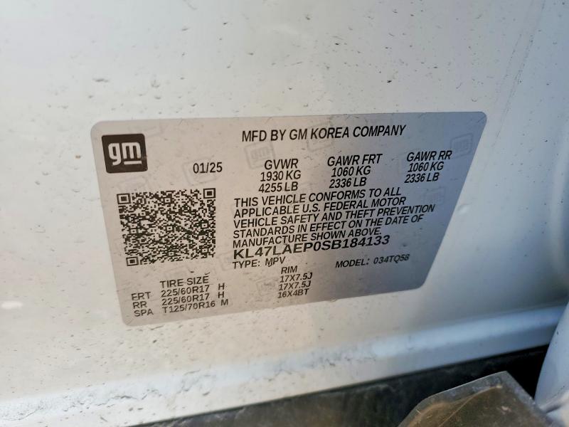 Продаж на аукціоні авто 2025 Buick Envista, vin: KL47LAEP0SB184133, номер лоту: 52165516