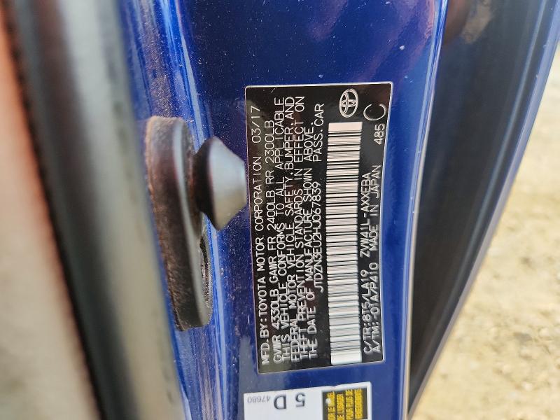 Продаж на аукціоні авто 2017 Toyota Prius, vin: JTDZN3EU2HJ067839, номер лоту: 52372716