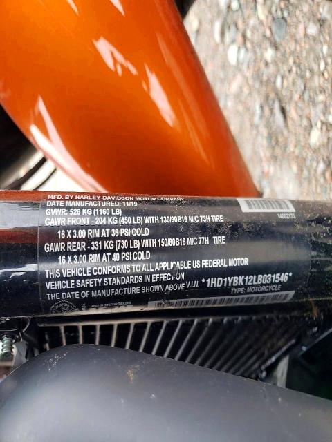 Продаж на аукціоні авто 2020 Harley Davidson Flhcs, vin: 1HD1YBK12LB031546, номер лоту: 52768226